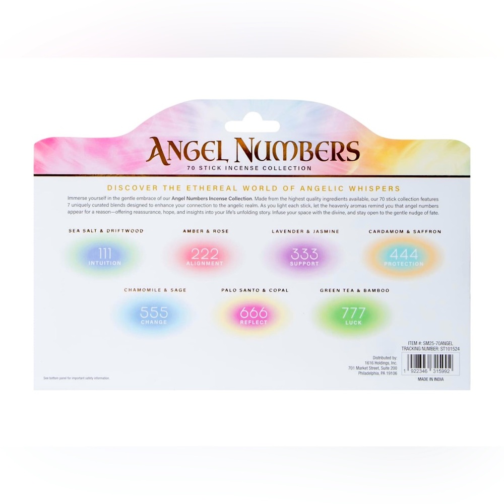 Angel Numbers Incense Collection 70-Count - Picture 6 of 6